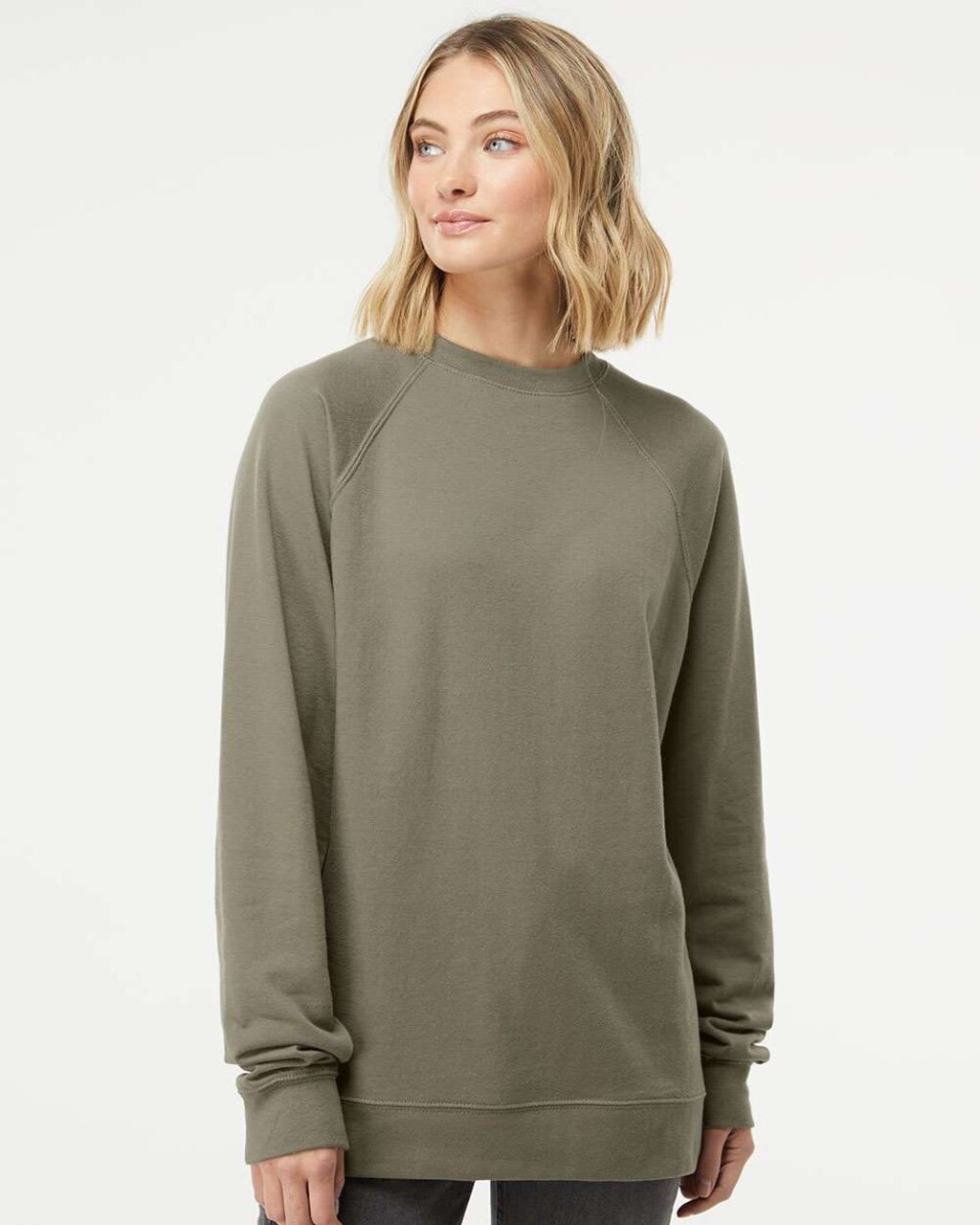 Unisex Lightweight French Terry Crewneck Sweatshirt | RADYAN®